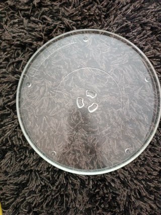 Plato giratorio de microondas de cristal