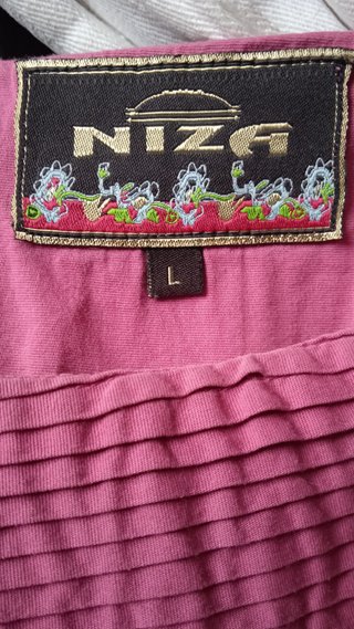 Vestido Niza bordado T. L