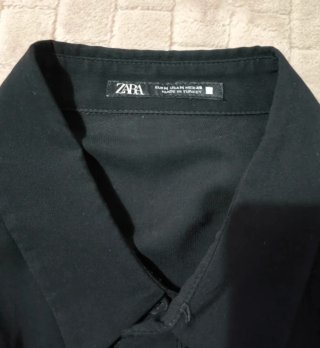 Camisa Zara Negra Talla M