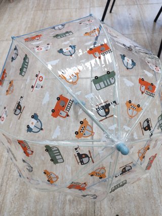 Paraguas infantil Tutete transparente