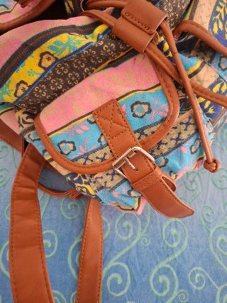 Zainetto donna boho etnico multicolore