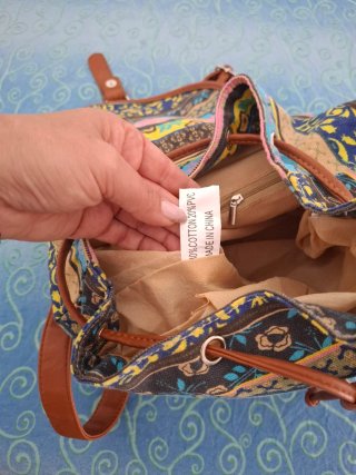 Zainetto donna boho etnico multicolore