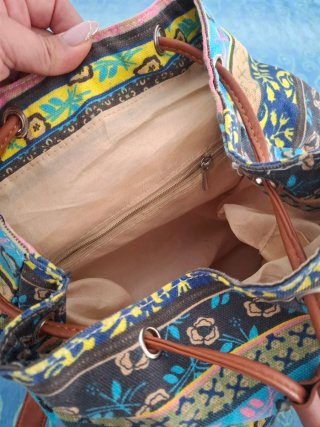 Zainetto donna boho etnico multicolore