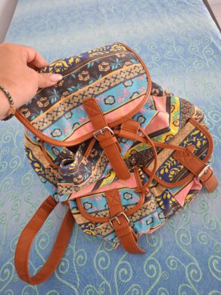 Zainetto donna boho etnico multicolore