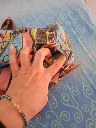 Zainetto donna boho etnico multicolore