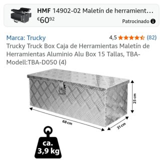Caja de herramientas Trucky Aluminio