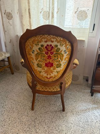 Sillón Clásico Vintage Tapizado