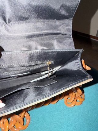 Bolso de resina efecto mármol