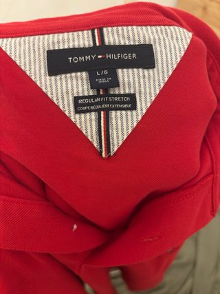 Polo Tommy Hilfiger Rojo Talla L