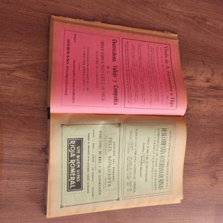 Libro antiguo de 1928 Distancias kilométricas