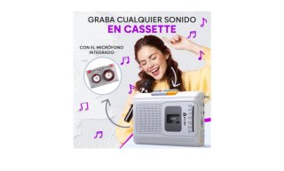 Reproductor Cassette KLIM K8 Blanco