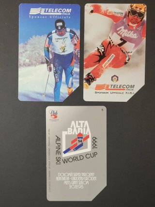Lotto 10 Schede Telefoniche Sci & Montagna
