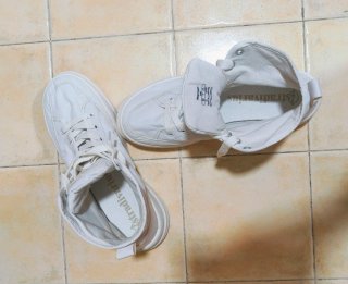 Zapatillas Stradivarius blancas T.41