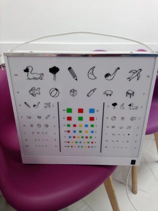Optotipo Infantil para examen visual