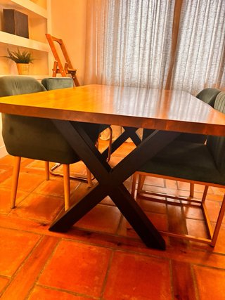 Mesa comedor madera 6/8 personas