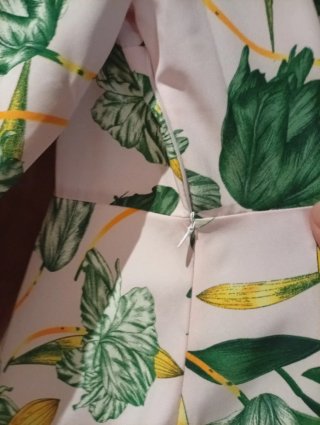 Vestido largo estampado floral talla XL