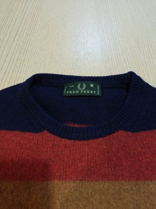 Jersey Fred Perry Rayas - Talla S