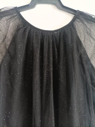 Camiseta niña tul brillante