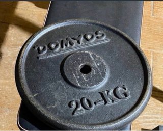 Disco de pesa DOMYOS 20 kg