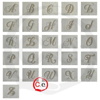 Asciugamani con lettera dEL TUO NOME