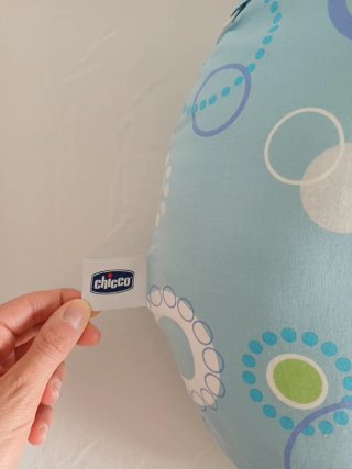 Cojín Lactancia Boppy Chicco Azul Lunares