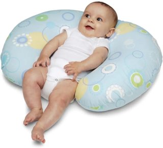 Cojín Lactancia Boppy Chicco Azul Lunares