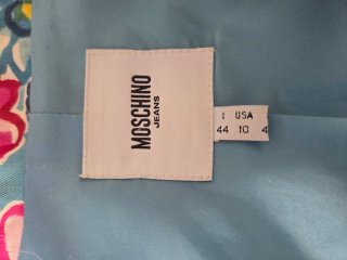 Blazer Moschino Jeans Vintage Floreale Pop Art