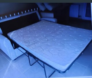 Sofá Cama Beige 1.35m