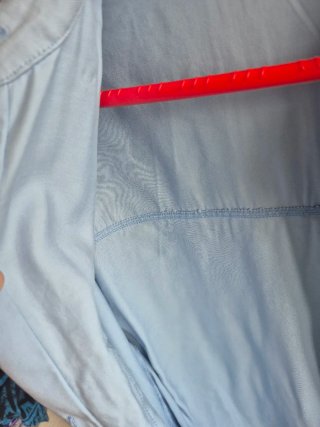 Vestido camisero azul Stradivarius Talla S