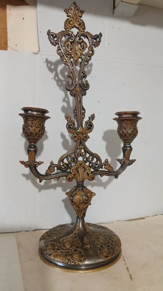 Antico Candelabro Firmato