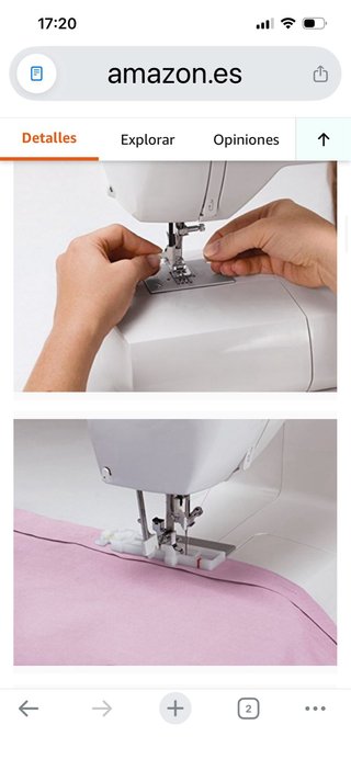 Máquina de coser Singer Starlet 6699 con tapa