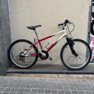 Bicicleta Talla S Roja y Blanca