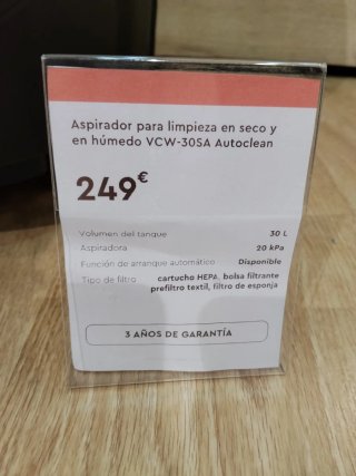 Aspirador Industrial 1600W Seco/Húmedo