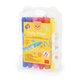 Teddy friends - Pastelli a cera twist-up