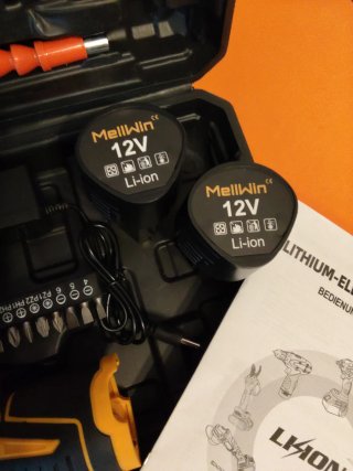 Taladro Inalámbrico MellWin 12V Li-ion