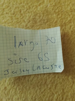 Jersey Lacoste Verde Talla L