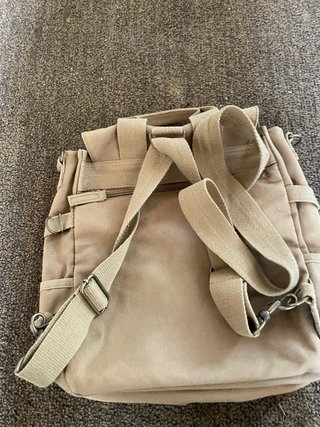 Mochila militar pequeña beige
