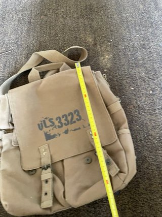 Mochila militar pequeña beige
