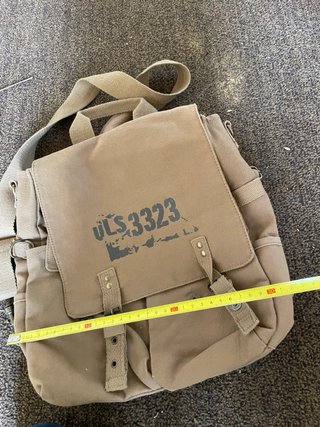 Mochila militar pequeña beige