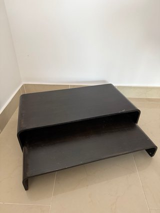 Soporte elevador monitor/escritorio madera