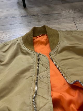 Alpha Industries Chaqueta Bomber Beige Talla S