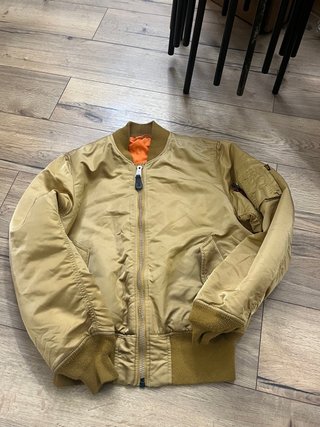 Alpha Industries Chaqueta Bomber Beige Talla S