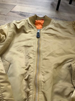 Alpha Industries Chaqueta Bomber Beige Talla S