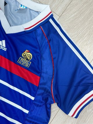Camiseta Francia Mundial 98 Adidas Azul