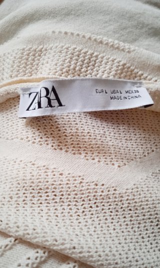 Vestido crema elástico T.L.