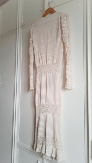 Vestido crema elástico T.L.