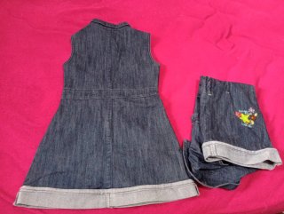 2 Vestidos Vaqueros Niña Talla 6