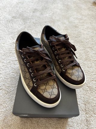 Zapatillas Gucci Beige y Marrón