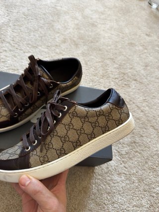 Zapatillas Gucci Beige y Marrón