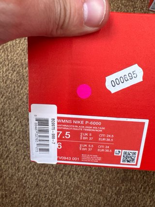 Nike p-6000 taglia 38.5 nuova